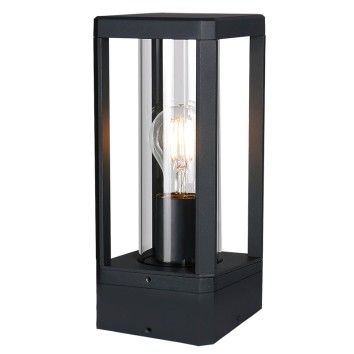 Sobremuro 1L E27 Negro serie NEVADA Negro - 12x12x26.4h