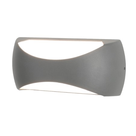 Aqlique LED 12W 3000K Gris Oscuro serie BUTAN Gris Oscuro - 23x10.5x7.1h