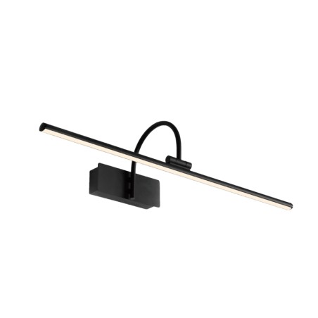 Aplique LED 12W 3000K serie PARACURU Negro - 60x19.5x14.5h