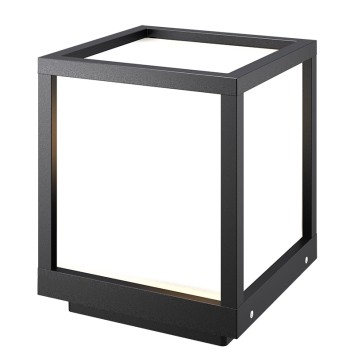 Sobremuro 1L E27 Gris Oscuro serie UTAH Gris Oscuro - 16x16x19h
