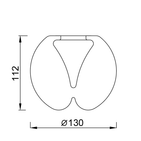 Cristal serie ANDROMEDA Transparente - 13x11.2h