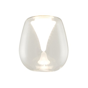 Cristal serie ANDROMEDA Transparente - 12x12.5h