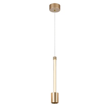 Colgante LED 7W 3000K serie FUGAZ Oro Pintura+Oro Rosa - 5.4x41-191h