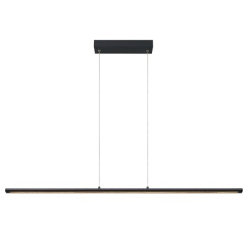 Lámpara LED 38W 3000K serie LINEAL Negro - 122x3.6x7-157h