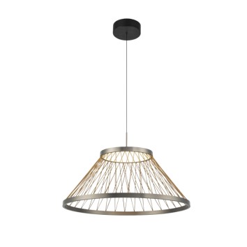 Colgante LED 43W 3000K serie SPIDER Gris - 60x44-194h