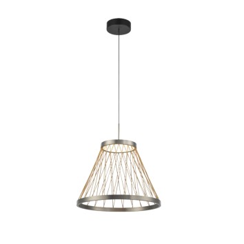 Colgante LED 20W 3000K serie SPIDER Gris - 40x47-197h