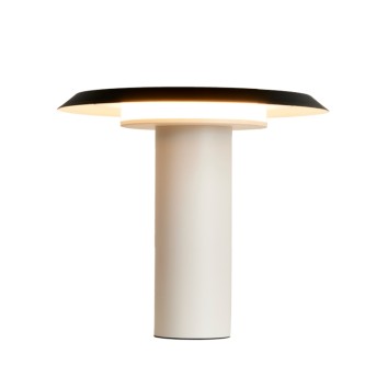 Sobremesa LED 12W 3000K serie TINA White/Black - 28x24.5h