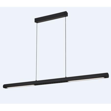 Colgante LED serie LINEAL Negro - 120x4.1x160h