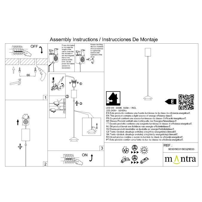 Colgante LED serie PICCOLA Marrón - 13x50-180h