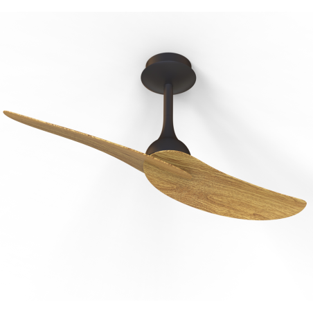 Ventilador Blade size 42inch DC MOTOR 32W 433 remote control serie IPANEMA Negro+Madera - 106x18x31.3-43.8h