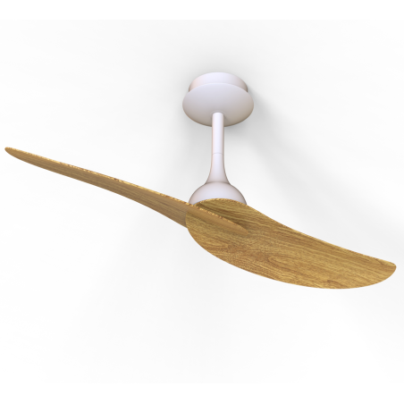 Ventilador Blade size 42inch DC MOTOR 32W 433 remote control serie IPANEMA Blanco+Madera - 106x18x31.3-43.8h