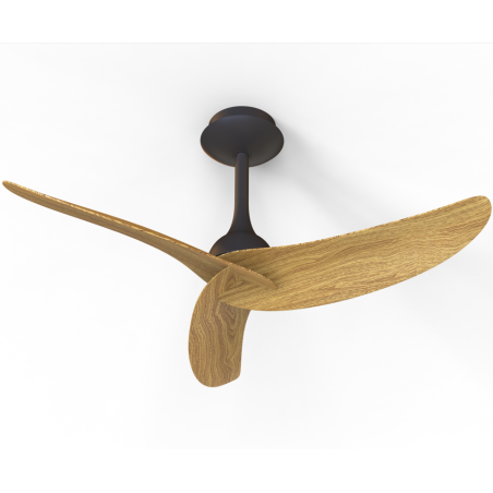 Ventilador Blade size 42inch DC MOTOR 32W 433 remote control serie IPANEMA Negro+Madera - 106x31-43.5h