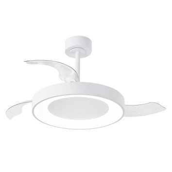 Plafón LED 50W Ventilador 45W serie NISEKO FAN XL Blanco - 62x30.5/43h
