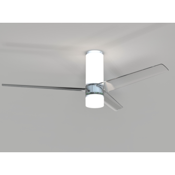 Plafón LED 30W Ventilador 35W serie UP DOWN MINI Blanco - 122.1x39.8h