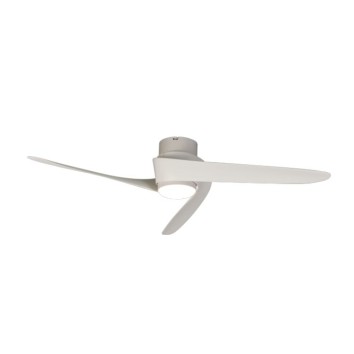 Plafón LED 24W Ventilador 30W serie GROENLAND M Blanco - 102x21.5h
