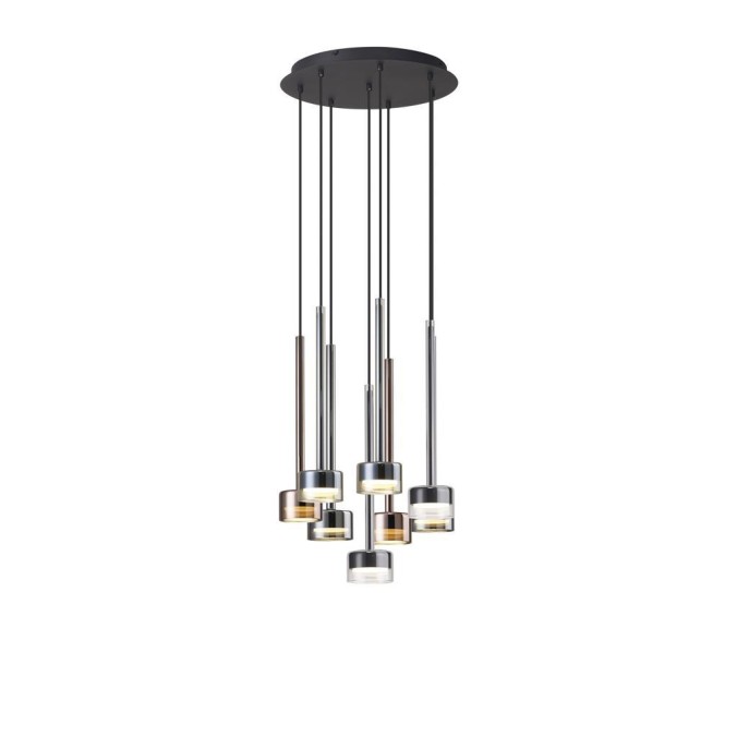 Colgante 8 Luces serie TONIC Multicolor - 47x200h