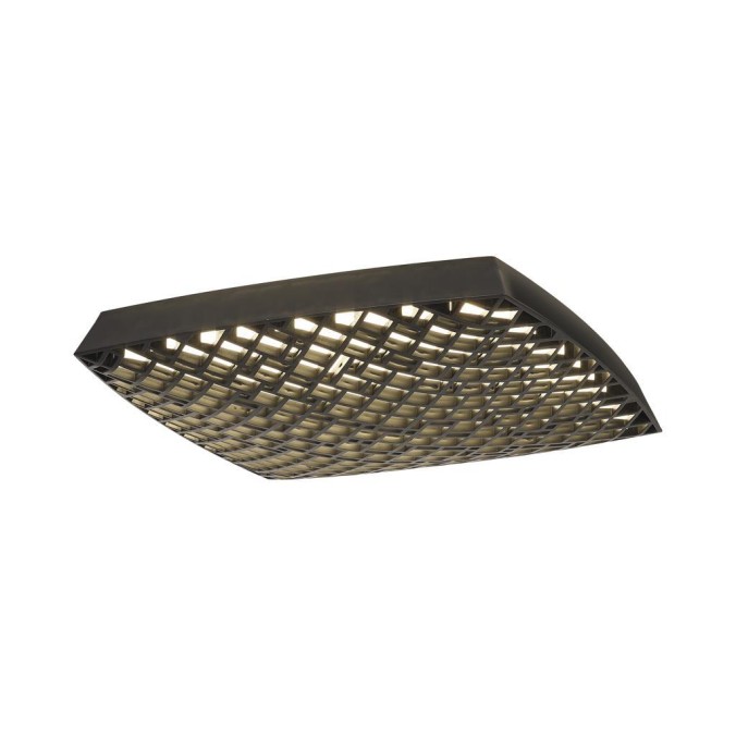 Plafón LED 56W Dimable serie URBAN Negro - 38.5x38.5x8.6h