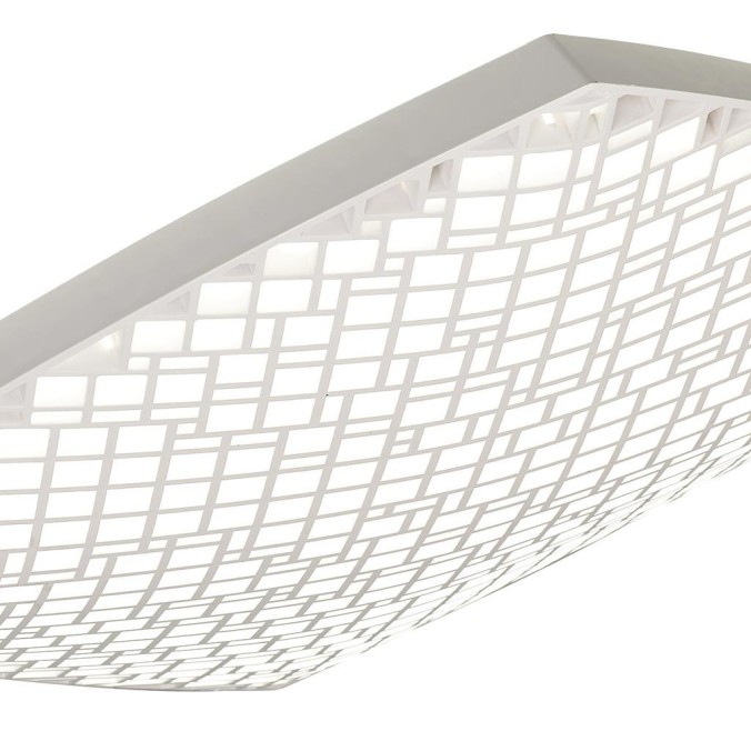 Plafón LED 80W Dimable serie URBAN Blanco - 51x51x9.1h