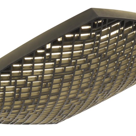 Plafón LED 80W Dimable serie URBAN Negro - 51x51x9.1h