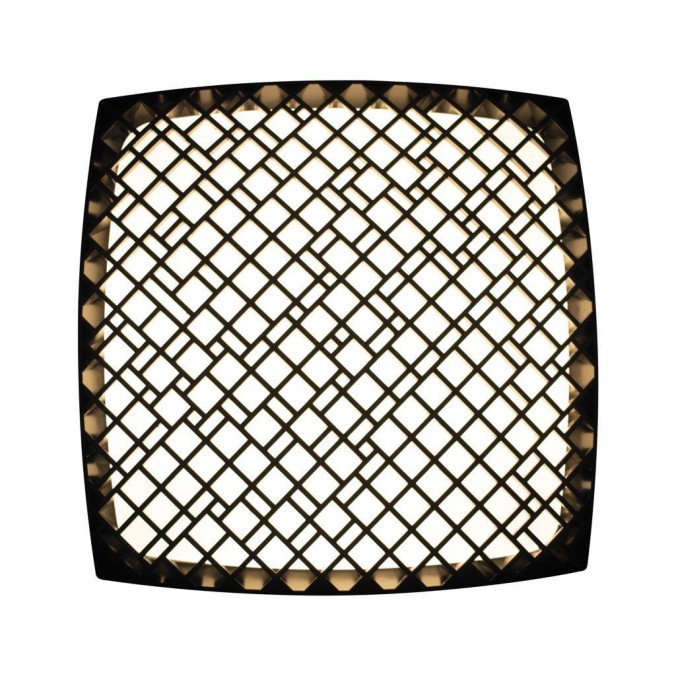Plafón LED 80W Dimable serie URBAN Negro - 51x51x9.1h