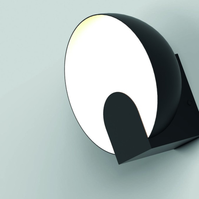 Aplique LED  serie OCULO Negro - 20x10.8x21h