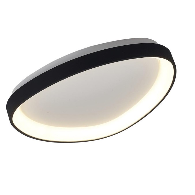 Plafón LED Dimable serie NISEKO II PLAFON TRIANGULAR Negro - 42.1x42.1x6.1h