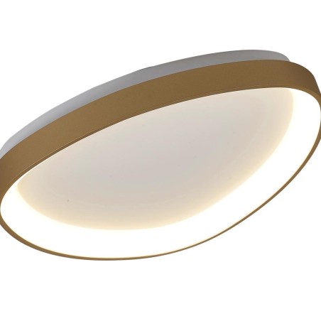 Plafón LED Dimable serie NISEKO II PLAFON TRIANGULAR Oro - 61.1x60.5x6.1h