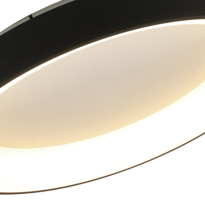 Plafón LED Dimable serie NISEKO II PLAFON REDONDO Negro - 90x9.5h