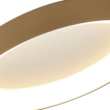 Plafón LED Dimable serie NISEKO II PLAFON REDONDO Oro - 90x9.5h 2