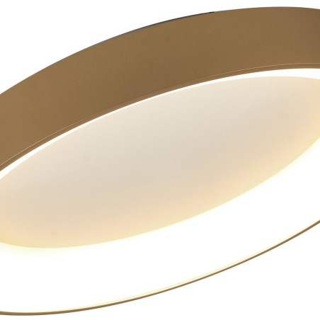 Plafón LED Dimable serie NISEKO II PLAFON REDONDO Oro - 78x9.5h