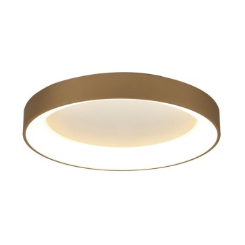 Plafón LED Dimable serie NISEKO II PLAFON REDONDO Oro - 78x9.5h