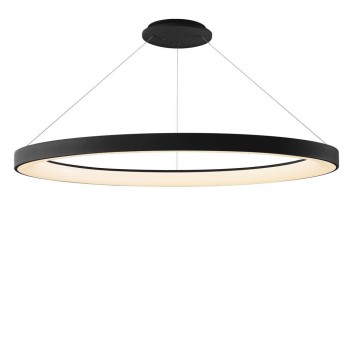 Colgante LED Dimable serie NISEKO II LAMPARA Negro - 90x15-200h