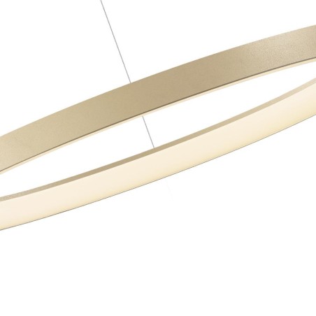Colgante LED Dimable serie NISEKO II LAMPARA Oro - 90x15-200h