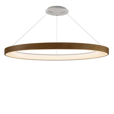 Colgante LED Dimable serie NISEKO II LAMPARA Madera - 90x15-200h