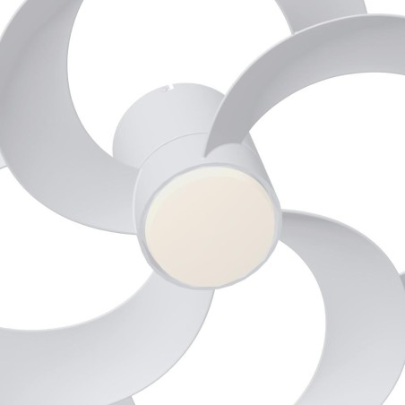Plafón LED 24W Ventilador 22W serie ROSE Blanco - 65x21h