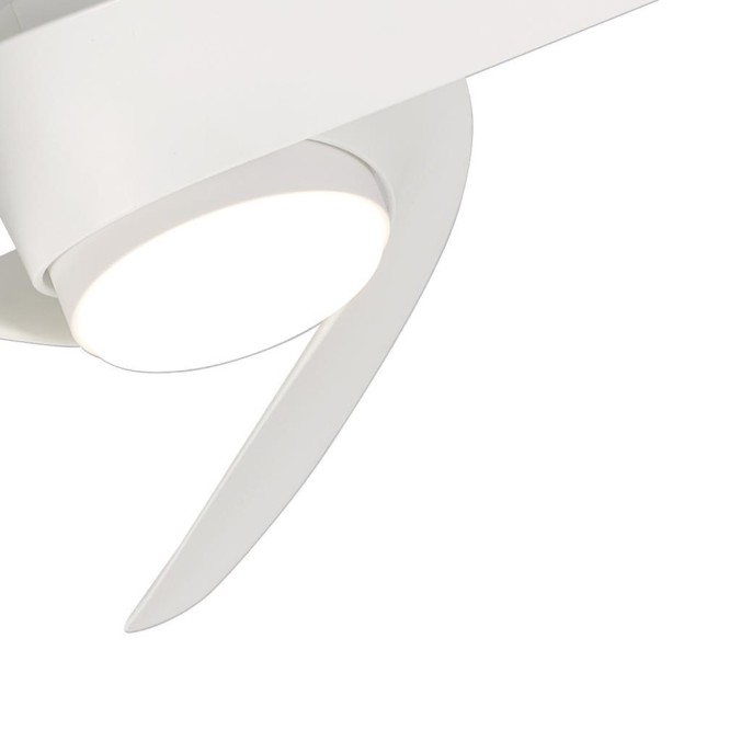 Plafón LED 24W Ventilador 30W serie ISLAND Blanco - 102x21.5h Plafón LED 24W Ventilador 30W serie ISLAND Blanco - 102x21.5h