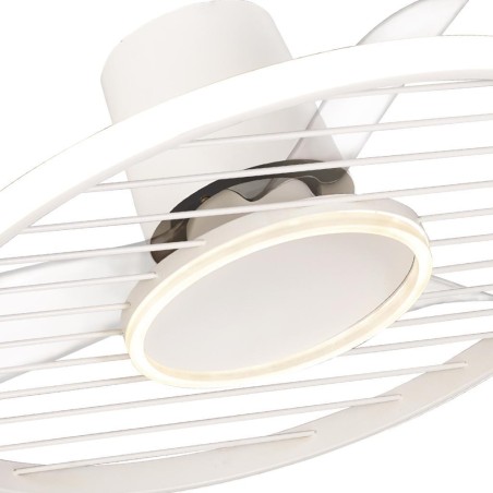 Plafón LED 45W Ventilador 25W serie SOHO Blanco - 66x24.5h