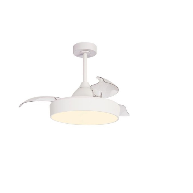 Plafón LED 45W Ventilador 25W serie ALASKA Blanco - 43x35.5-48h