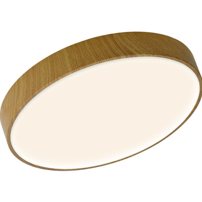 Plafón LED  30W Madera CCT serie CUMBUCO II Madera - 38x6.8h