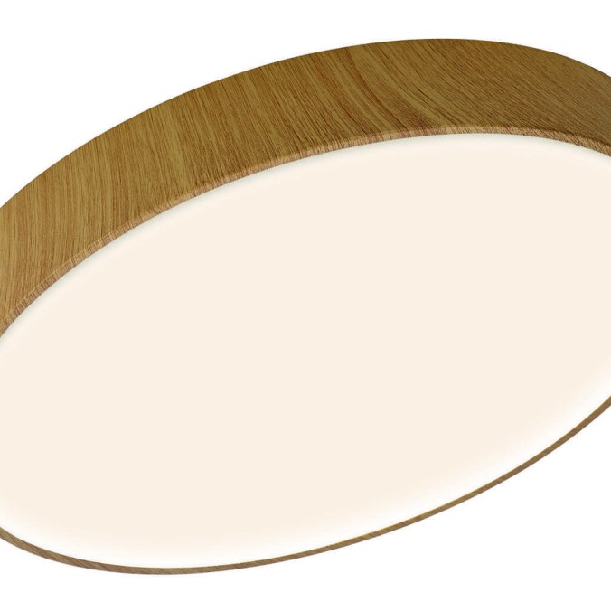 Plafón LED  40W Madera CCT serie CUMBUCO II Madera - 50x6.8h