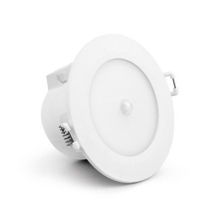 EMPOTRABLE BLANCO LED IP54 - 8W - CCT - PIR SENSOR serie YUCATAN Blanco - 10.5x5.8h