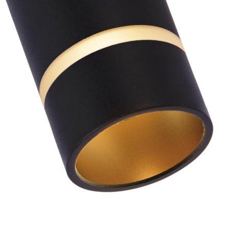 FOCO S MINI GU10 NEGRO serie SPLIT Negro - 4x10h