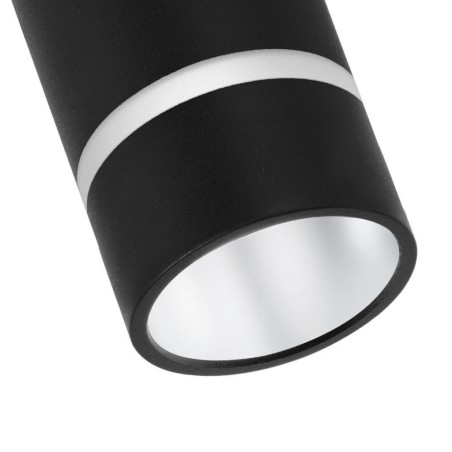 FOCO GU10 NEGRO serie SPLIT Negro - 6x13.5h