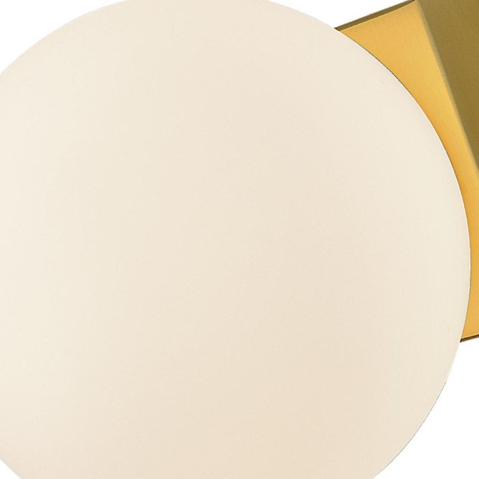PLAFON/APLIQUE LED 6W 3000K ORO SATINADO serie PUEBLA Oro Satinado - 14.2x12.5h