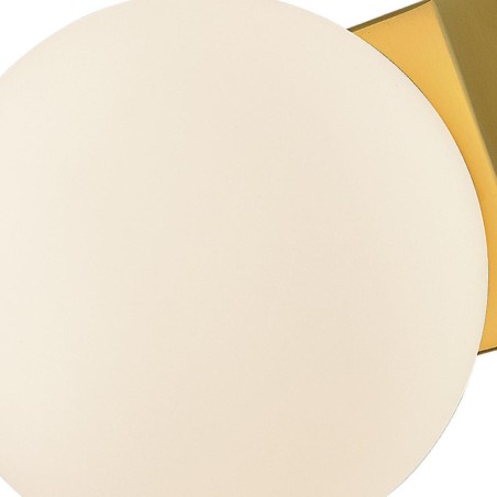 PLAFON/APLIQUE LED 6W 3000K ORO SATINADO serie PUEBLA Oro Satinado - 14.2x12.5h