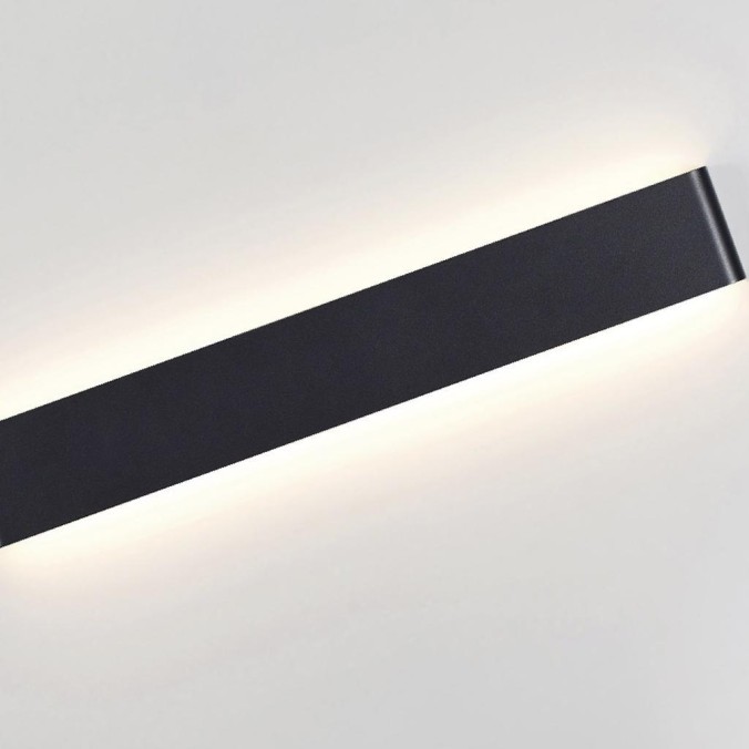 Aqlique LED 14W 3000K Negro serie EGEO Negro - 41x9x3.5h
