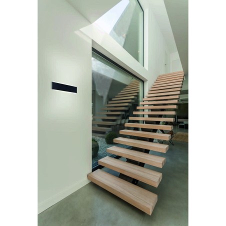 Aqlique LED 20W 2700K Negro serie EGEO Negro - 61x9x3.5h