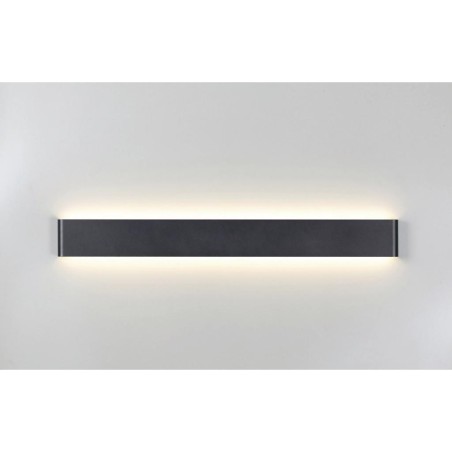 Aqlique LED 20W 3000K Negro serie EGEO Negro - 61x9x3.5h