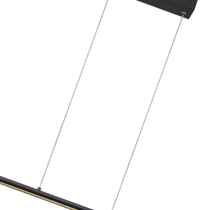 Lámpara LED 38W 3000K serie LINEAL Negro - 122x3.6x7-157h