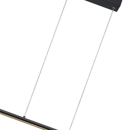 Lámpara LED 38W 3000K serie LINEAL Negro - 122x3.6x7-157h